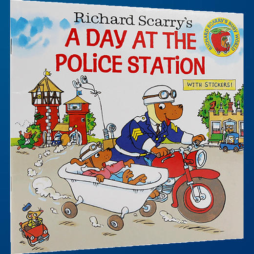 进口英文原版儿童绘本 Richard Scarry’s A Day at the Police Station 警察局的一天 英文版原版 斯凯瑞金色童书 启蒙进口书 商品图1