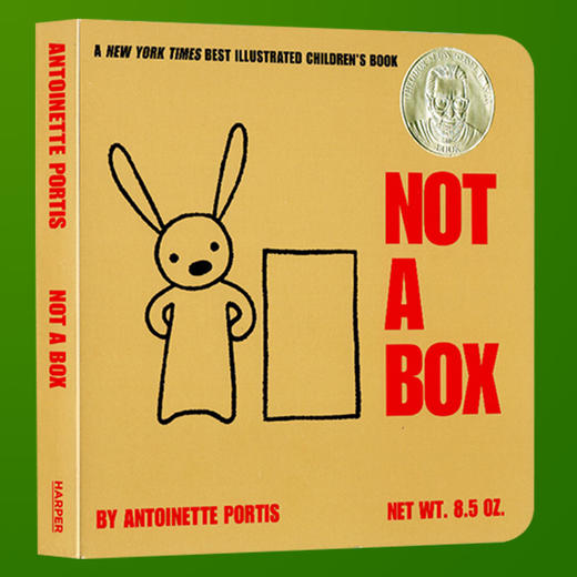 创意绘本 Not a Box 这不是个箱子 纸板书 苏斯奖 吴敏兰绘本123 发挥创意 激发想象力 英文原版入门启蒙纸板书 正版 商品图1