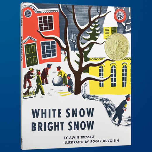 英文原版 凯迪克金奖绘本 White Snow, Bright Snow 洁白的雪 欢乐的童年 英文版儿童故事书 进口原版英文书籍 正版现货 商品图3