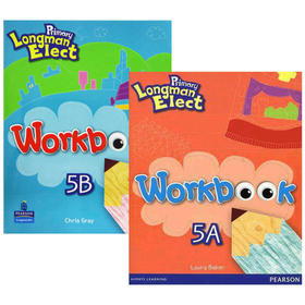 培生香港朗文小学英语教材 英文原版 Primary Longman Elect 5A+5B 练习册2本 6-12岁 五年级系列 英文版 正版