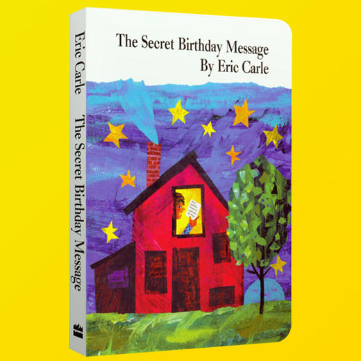 英文原版纸板书 Eric Carle:The Secret Birthday Message Board Book 秘密的生日信息 英文版进口绘本 艾瑞卡尔爷爷 商品图2