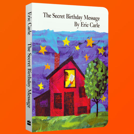 英文原版纸板书 Eric Carle:The Secret Birthday Message Board Book 秘密的生日信息 英文版进口绘本 艾瑞卡尔爷爷 商品图3