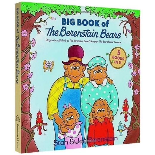 英文原版绘本 贝贝熊系列 Big Book of the Berenstain Bears 贝贝熊之新生婴儿 Stan Berenstain 英文版 进口精装儿童图画故事书 商品图0