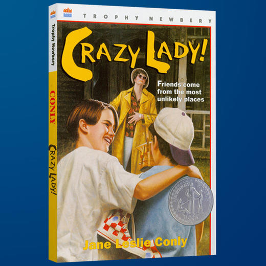 谁知我心 英文原版绘本 Crazy Lady 疯狂的女士 英文版青少年小说 纽伯瑞银奖 儿童文学读物 正版进口书 商品图2