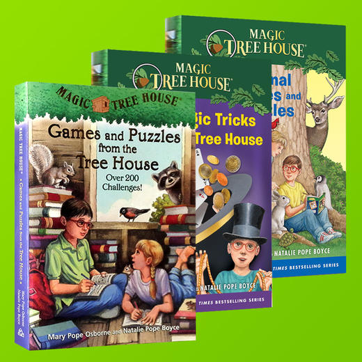 神奇树屋练习册3本套装 英文原版 Magic Tree House 英文版儿童英语初级章节书伴读本 美国中小学生课外阅读 正版进口少儿益智游戏 商品图1