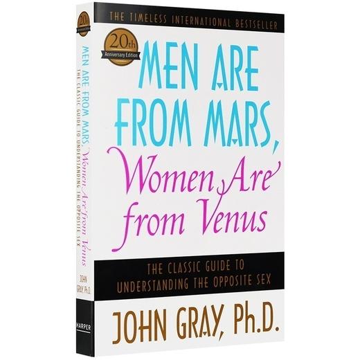 男人来自火星女人来自金星 英文版原版 men are from mars women are from venus John Gray 英文原版 正版进口书 商品图0