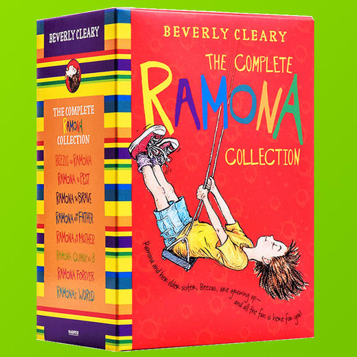 雷梦拉系列全8册套装 英文原版小说 The Complete Ramona Collection 纽伯瑞奖 儿童文学 小学生课外阅读英文版进口桥梁书正版 商品图1