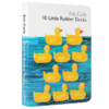 儿童英语纸板书10  Little Rubber Ducks 十只小橡皮鸭子 英文原版 0-3-4-6岁少儿启蒙绘本 Eric Carle 艾瑞卡尔爷爷 正版 商品缩略图4