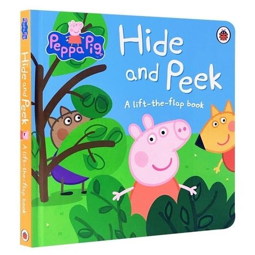 Peppa Pig Hide and Peek 小猪佩奇捉迷藏 英文原版绘本 纸板翻翻书佩佩猪 粉红猪小妹游戏互动书3-6岁进口启蒙阅读英语辅导图画书 商品图0