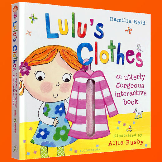 露露的衣服 Lulu’s Clothes 英文原版英语绘本 我爱露露系列 幼儿启蒙趣味认知图画翻翻书 英文版精装触摸操作书机关书 商品图2