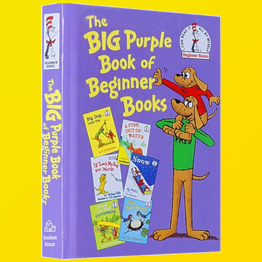 苏斯博士 英文版 The Big Purple Book 英文原版绘本 Beginner Books 苏斯初学者系列 儿童趣味故事图画书 精装进口图书 商品图1