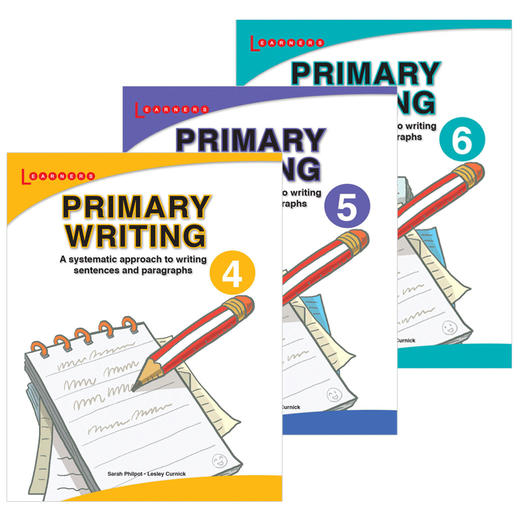 Primary Writing 4-5-6 学乐新加坡小学写作练习册3本 四五六年级 英文原版书 学乐scholastic教材 正版进口原版英文书 英文版书籍 商品图0