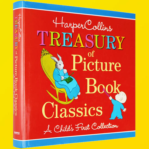 晚安月亮 英文原版 Goodnight Moon 英文版柯林斯绘本睡前故事合集 HarperCollins Treasury of Picture Book 从头到脚 商品图3