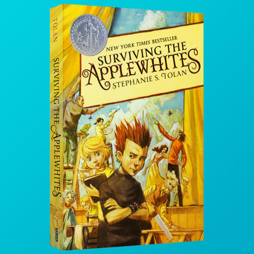 爱波怀特家庭学校生存记 英文原版青少年小说 Surviving the Applewhites 纽伯瑞银奖 英文版儿童文学书 进口书 商品图3