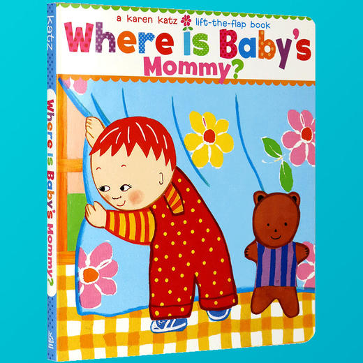 妈妈在哪里？ Karen Katz 卡伦卡茨 英文原版绘本  Where Is Baby’s Mommy？ 纸板翻翻书 英文版正版英语儿童读物书 商品图1