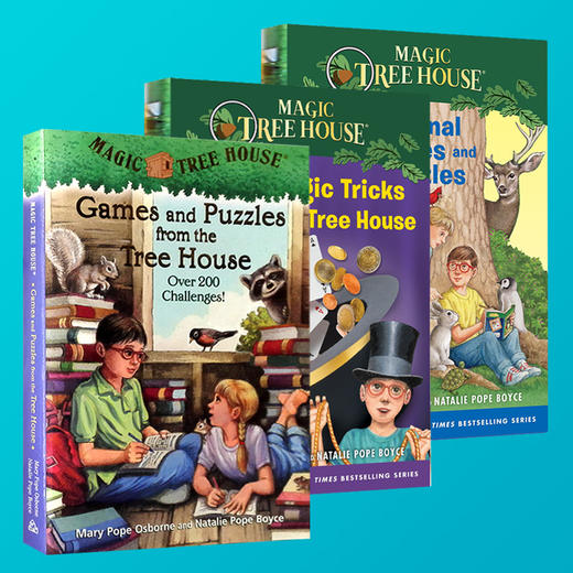 神奇树屋练习册3本套装 英文原版 Magic Tree House 英文版儿童英语初级章节书伴读本 美国中小学生课外阅读 正版进口少儿益智游戏 商品图2