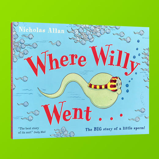 正版小威向前冲 英文原版 Where Willy Went 小威利向前冲 性教育 生理健康知识启蒙 进口儿童科普故事书 英文版亲子共读绘本 商品图1