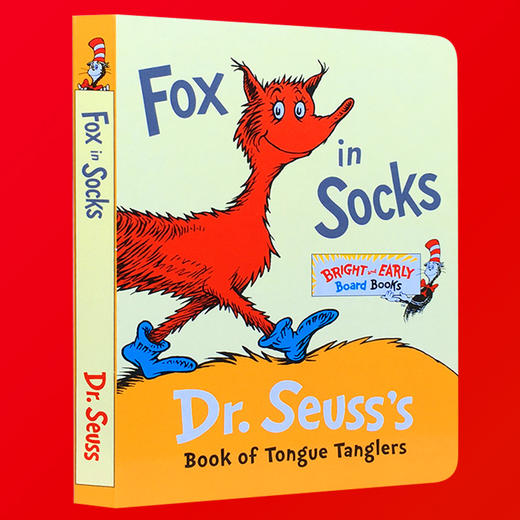 Fox in Socks 穿袜子的狐狸 英文原版绘本 Dr. Seuss 苏斯博士系列 廖彩杏推荐 纸板书 英文版英语书 商品图1