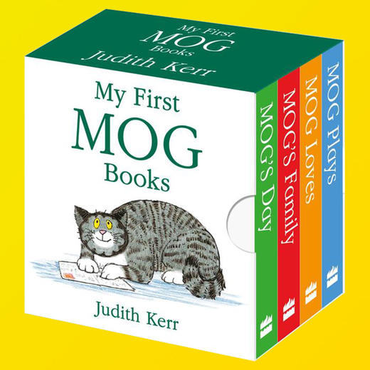 英文原版绘本 小猫格格4本纸板书合集 My First Mog Books 小猫格格系列 朱迪丝克尔 英文版儿童启蒙书籍 进口原版英文书 商品图2