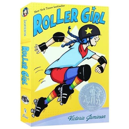 正版 轮滑女孩 英文原版 漫画小说 Roller Girl 纽伯瑞银奖作品 全英文版儿童读物书籍 进口英语童书 Dial Books 商品图1