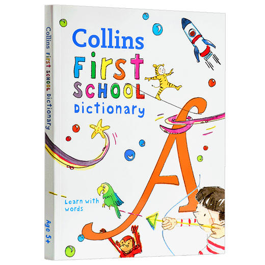 柯林斯小学词典英文原版 Collins First School Dictionary 英文版柯林斯 字典词典 进口原版 英语单词小学辅导 辅助图解词典 商品图1