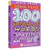 学乐美国小学六年级100个英语词汇 Scholastic 100 Vocabulary Words Kids Need to Know by 6th Grade 英文原版英语教材进口书 商品缩略图0