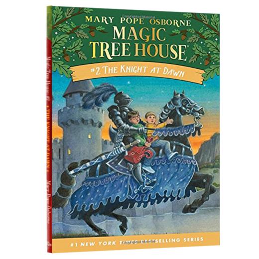 神奇树屋2 英文原版冒险小说the Knight At Dawn 迷雾中的骑士英文版进口儿童英语初级章节书籍magic Tree House 华研外语