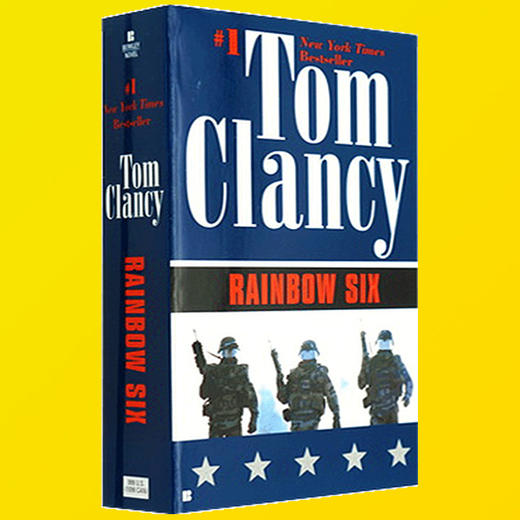 正版 彩虹六号 英文原版 Rainbow Six 英文版 汤姆克兰西游戏惊悚原著小说书 进口书籍 商品图1