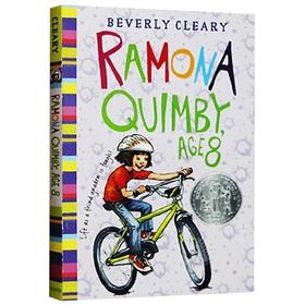 英文原版绘本 美国进口 1982年纽伯瑞银奖 Ramona Quimby, Age 8 雷梦拉八岁了 平装 儿童桥梁章节书 儿童小说 永远的雷梦拉系列