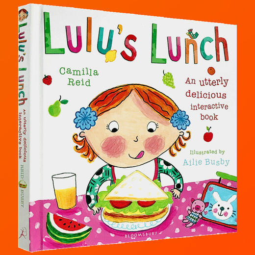 英文原版绘本 Lulu’s Lunch 露露的午餐 Lulu系列 幼儿启蒙趣味认知图画翻翻书 英文版精装触摸操作机关书 商品图3