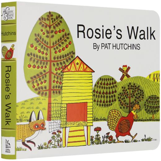母鸡萝丝去散步 英文原版绘本 廖彩杏书单  英文版幼儿童英语启蒙绘本书 纸板书 Rosies Walk Board Book 图画故事 商品图4