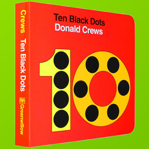 Ten Black Dots 10个小黑点纸板书 Donald Crews 吴敏兰 张湘君推荐绘本123 第47本 0-3岁儿童启蒙早教图画书 英文原版进口书 商品图1