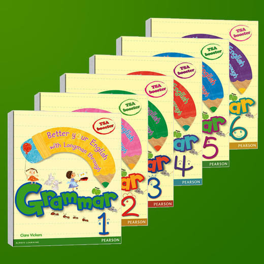 培生英文原版朗文小学教材英文语法提升1-6册 Pearson Better your English with Longman through Grammar 1-6 进口少儿英语语法 商品图1
