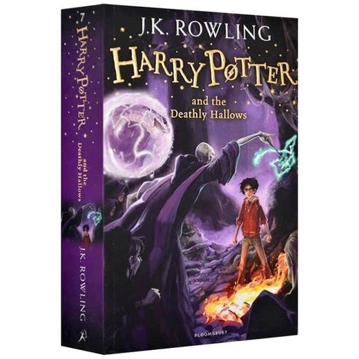 哈利波特与死亡圣器 英文原版小说 英语电影原著 Harry Potter and the Deathly Hallows 哈利波特7 JK 罗琳 英文版进口书籍正版 商品图0