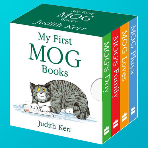 英文原版绘本 小猫格格4本纸板书合集 My First Mog Books 小猫格格系列 朱迪丝克尔 英文版儿童启蒙书籍 进口原版英文书 商品图3