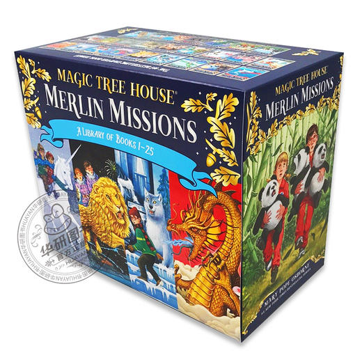 神奇树屋1-25册 梅林的任务 英文原版Magic Tree House Merlin Missions原神奇树屋29-53册儿童分阶阅读英语章节小说书籍 商品图2