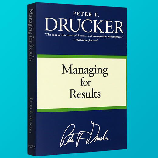 英文原版 Managing for Results 成果管理 Peter F. Drucker 彼得德鲁克经管 英文版进口管理学书 正版 商品图1