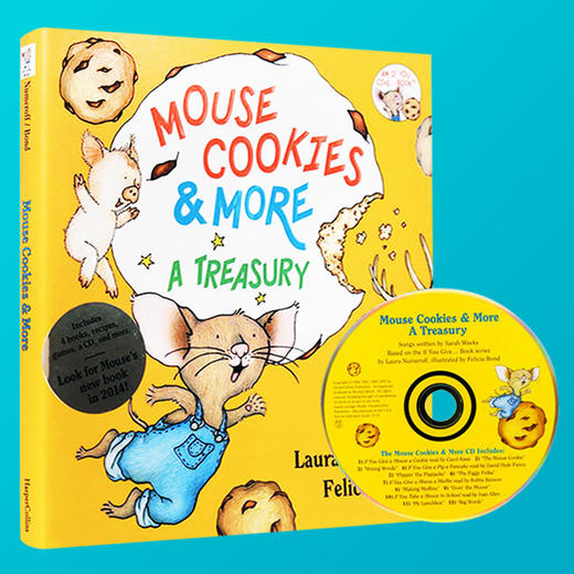 英文原版绘本 If You Give a Mouse Cookies & More 老鼠饼干故事4册合集 原版CD 廖彩杏书单 含take a mouse to school 精装 商品图3