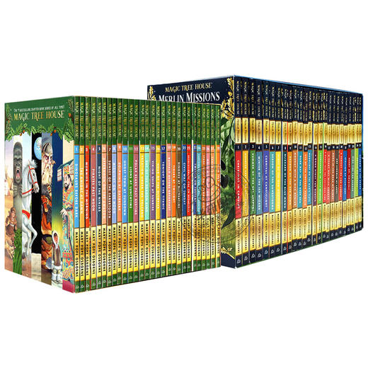 英文原版 Magic Tree House 1-53 新版神奇树屋全册套装1-28 梅林的任务1-25 儿童英语桥梁章节趣味故事书 科普探险小说 商品图2