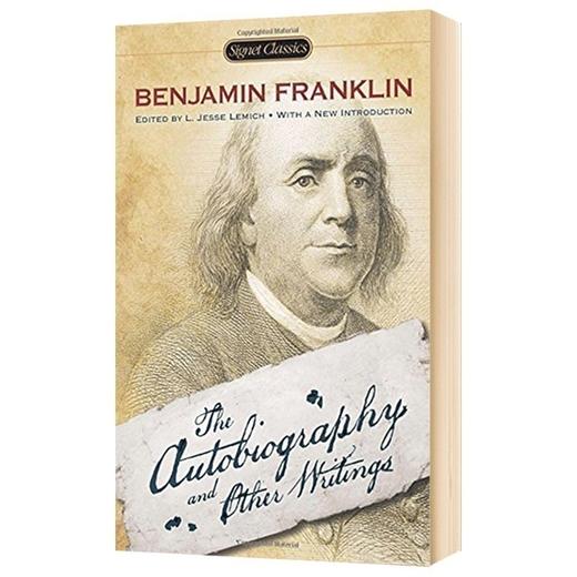 富兰克林自传及作品集 英文原版名人传记 The Autobiography and Other Writings 美国独立宣言起草人 英文版英语书 商品图0
