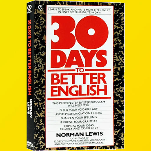 正版 30天提高英语技能 Thirty Days to Better English 英文原版 Word Power Made Easy 单词的力量作者 经典英文版学习 商品图2