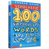 学乐美国小学四年级100个英语词汇 英文版 Scholastic 100 Vocabulary Words Kids Need to Know by 4th Grade 英文原版进口书籍 商品缩略图0