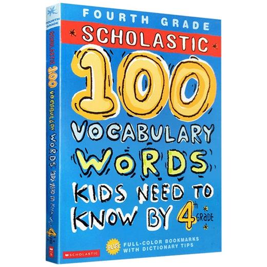 学乐美国小学四年级100个英语词汇 英文版 Scholastic 100 Vocabulary Words Kids Need to Know by 4th Grade 英文原版进口书籍 商品图0