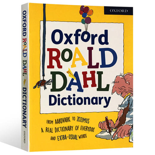 牛津罗尔德达尔儿童图解字典英文原版辞典oxford Roald Dahl Dictionary 英英字典词典全彩印刷英文版进口工具书 华研外语