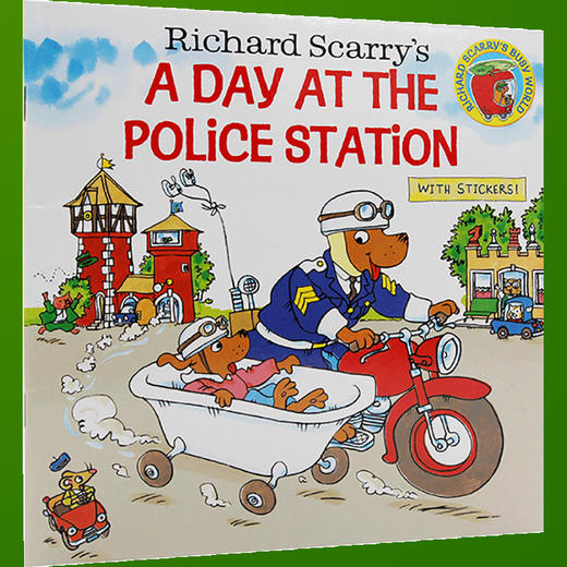 进口英文原版儿童绘本 Richard Scarry’s A Day at the Police Station 警察局的一天 英文版原版 斯凯瑞金色童书 启蒙进口书 商品图2