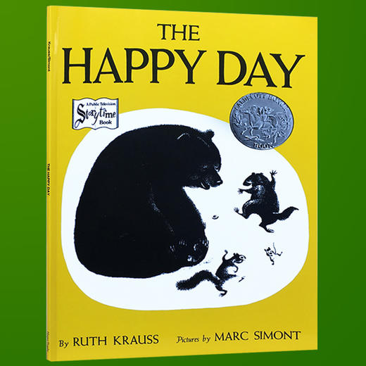 英文原版绘本 The Happy Day 快乐的一天 凯迪克银奖黑白绘本里的春天 大开本平装 4-8岁 露丝.克劳斯 Ruth Krauss 英文版进口书 商品图1