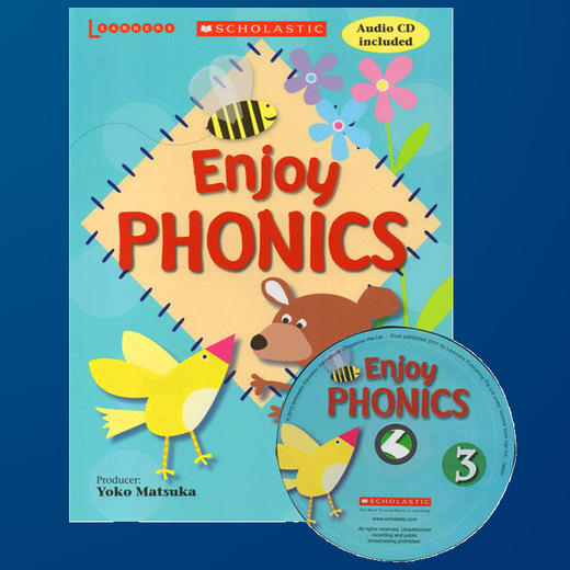  学乐自然拼读法第三册 英文原版书 Scholastic Enjoy Phonics 3 幼儿自然拼读教材 英文版进口书 商品图1