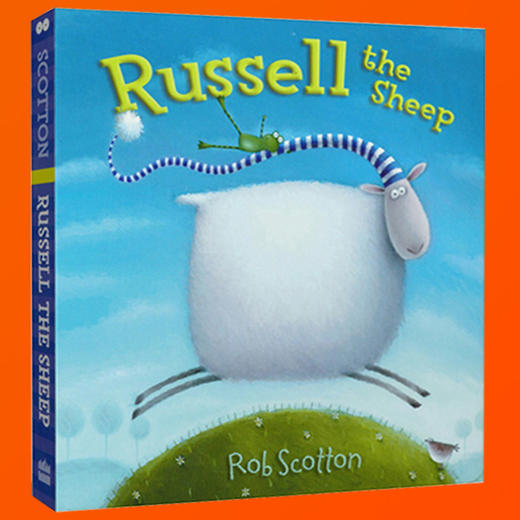 小羊罗素睡不着 纸板书 英文原版 Russell the Sheep  纽约时报推荐 宝宝睡前故事书 啪嗒猫Splat The Cat作者 英文版英语书 商品图3