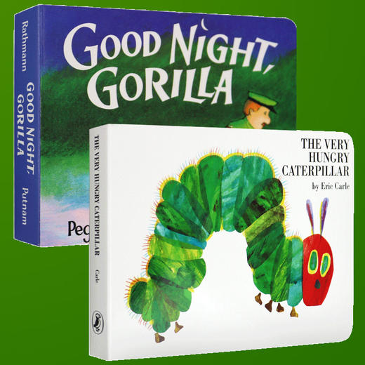 英文原版绘本 the very hungry caterpillar 饥饿的毛毛虫 儿童启蒙英文版纸板洞洞 Good Night Gorilla 晚安大猩猩 商品图2