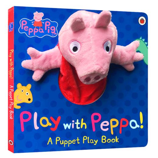 小猪佩奇 Peppa Pig 粉红猪小妹 大型手偶纸板书英文原版 Play with Peppa Hand Puppet Book 手偶小剧场 好习惯养成书 英文版 商品图4